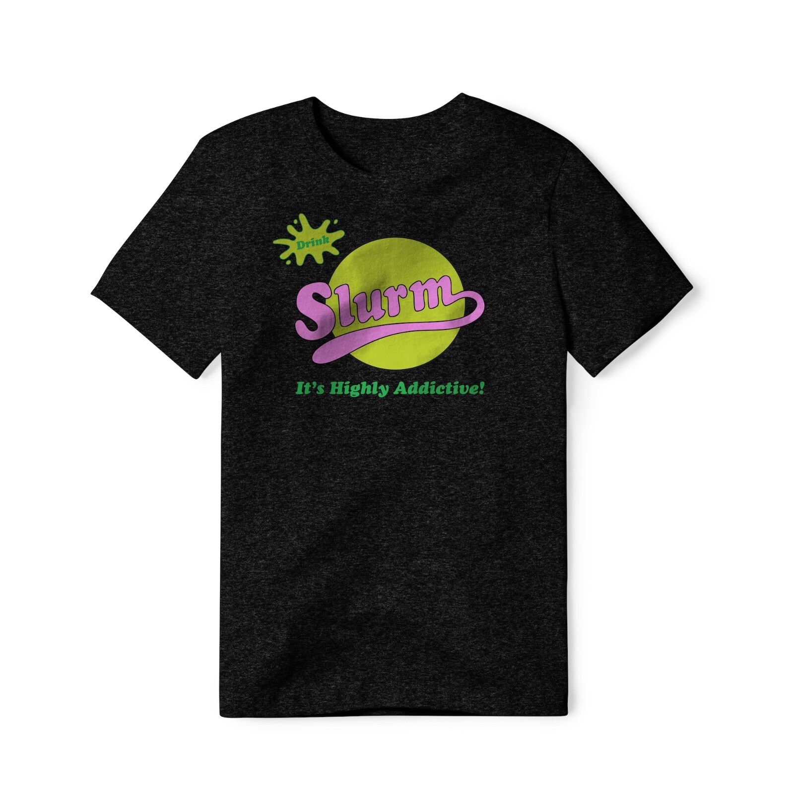 Slurm Logo : Futurama Show, Cotton/Poly Blend Tee