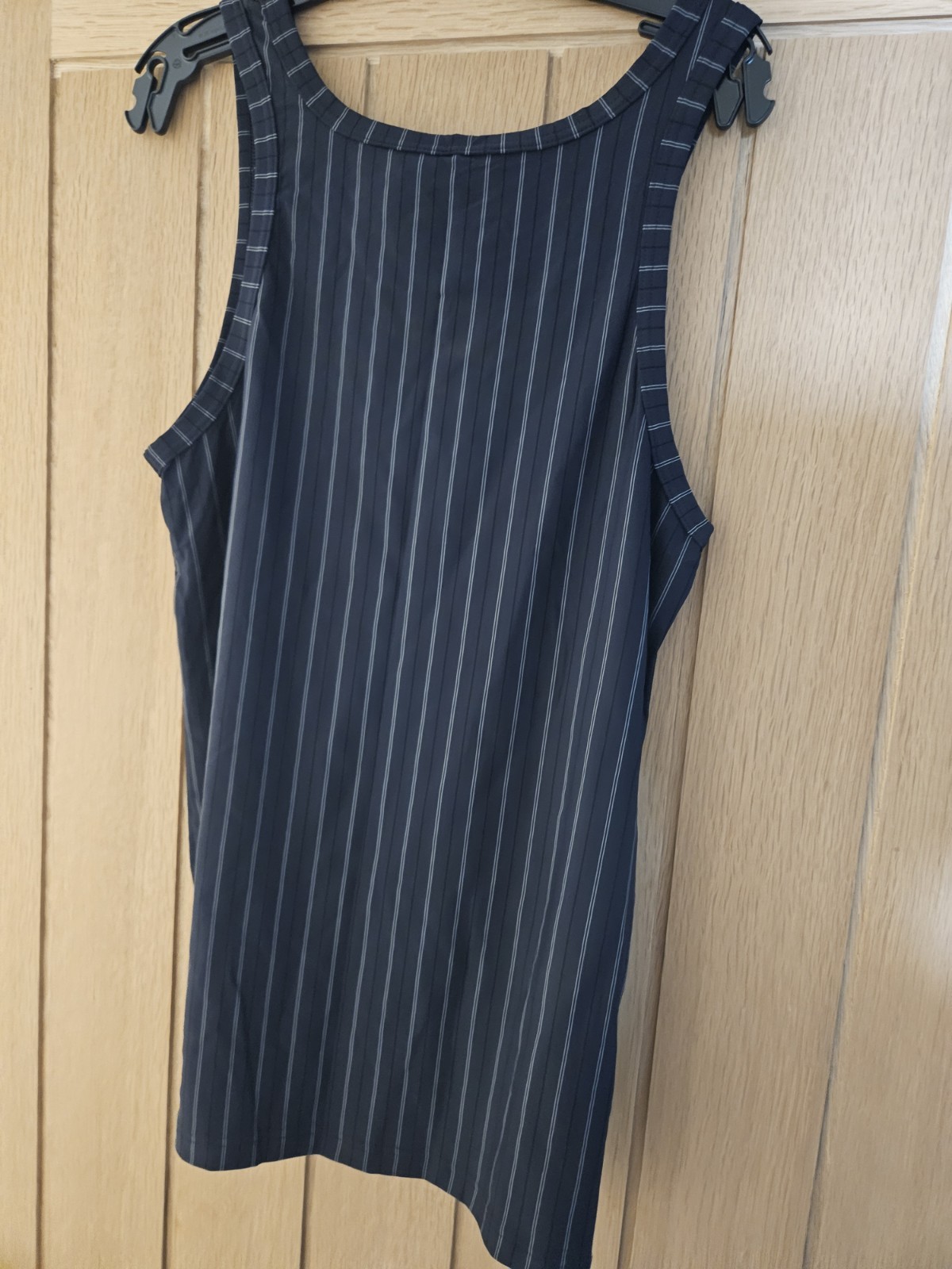 Bruno Banani Mens Black Stripe Vest Top / Top – Size Medium – You & Me – NWT