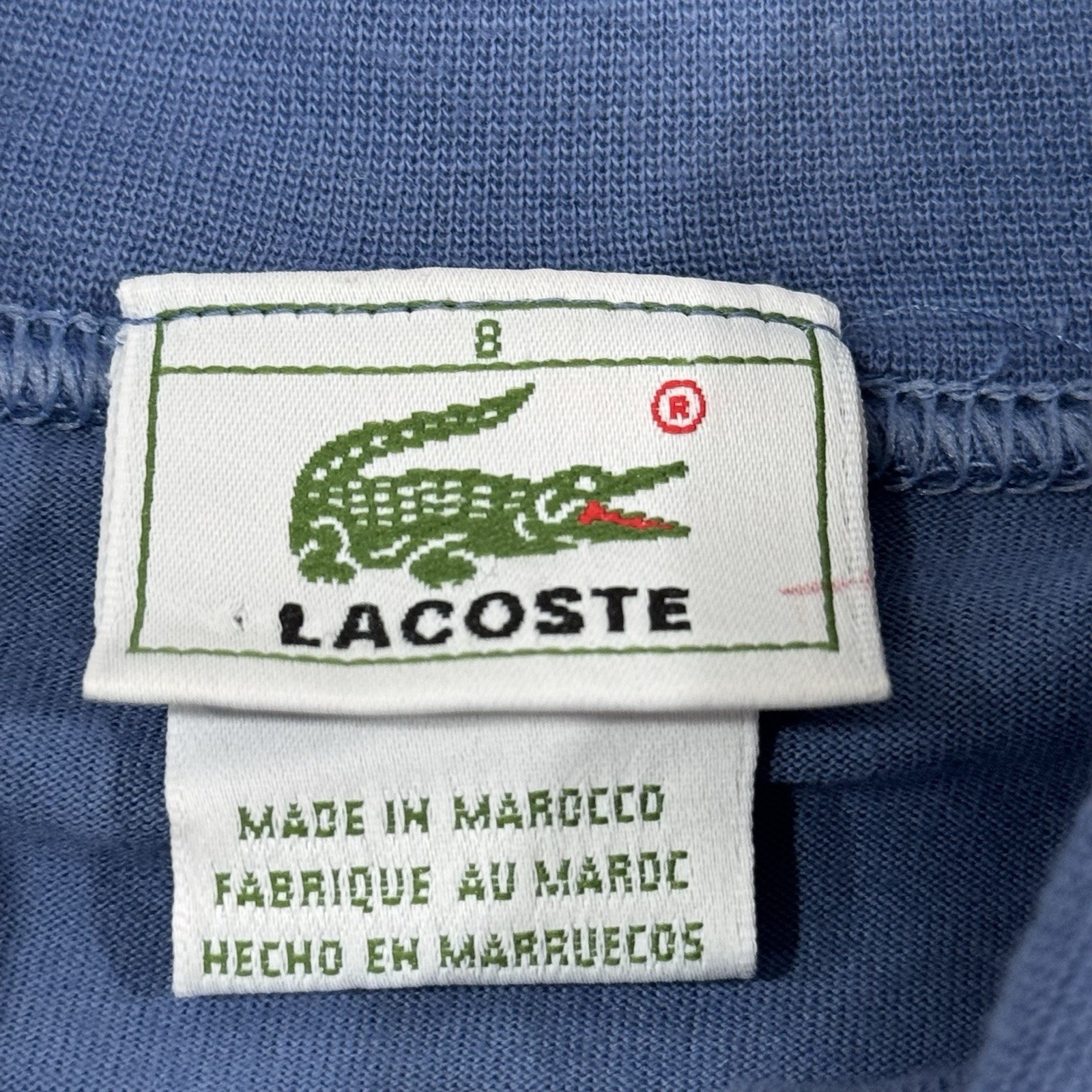 Vintage 90s Lacoste Turtle Neck Long Sleeve Shirt Men’s XL Classic Fit FR 8