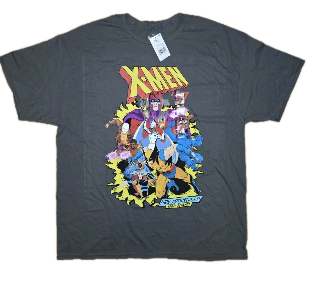 NWT Marvel Studios: X-Men ‘97 Graphic Gray t-shirt Mens Size XL 100% Cotton