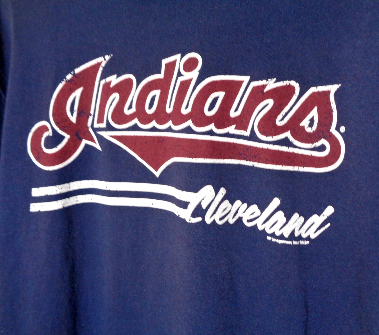 Men’s Cleveland Indians T-Shirt by MLB Genuine Merchandise-Size Large