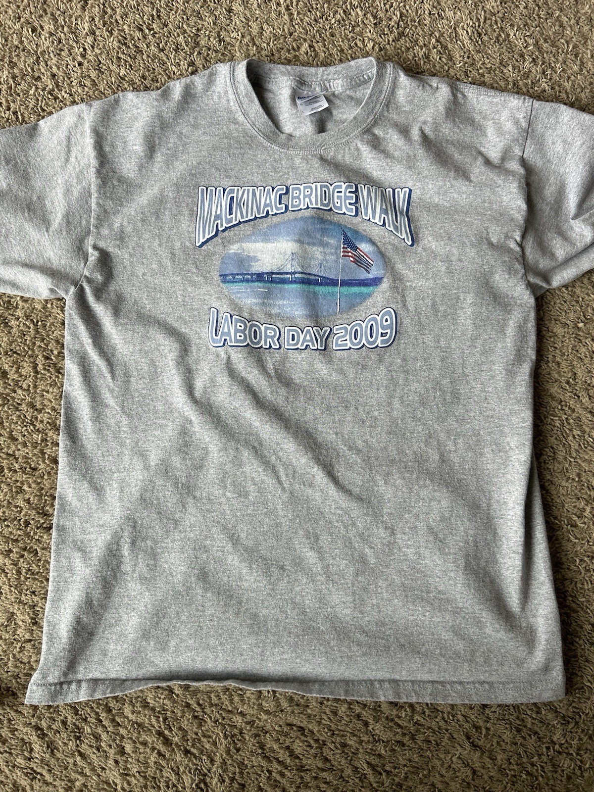 Mackinac Bridge Labor Day Bridge Walk Shirt 2009