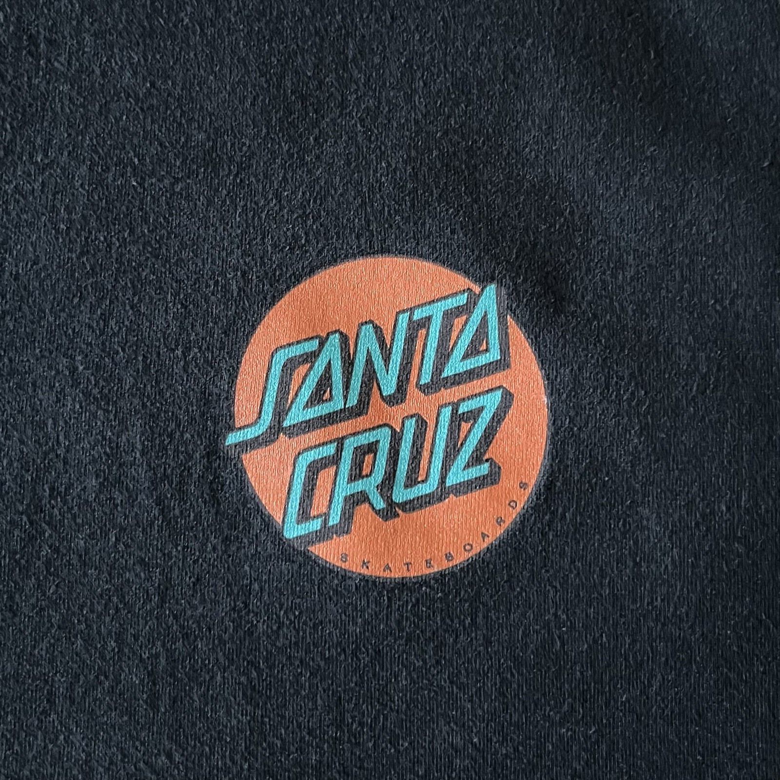 Santa Cruz Skateboards Copper Dot T-Shirt Black Size Medium Desert Graphic Skate