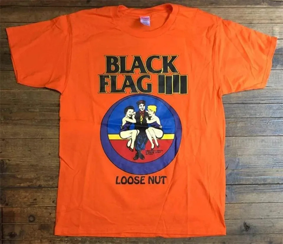 Black Flag Loose Nut Album Promo T-Shirt Gift EN450
