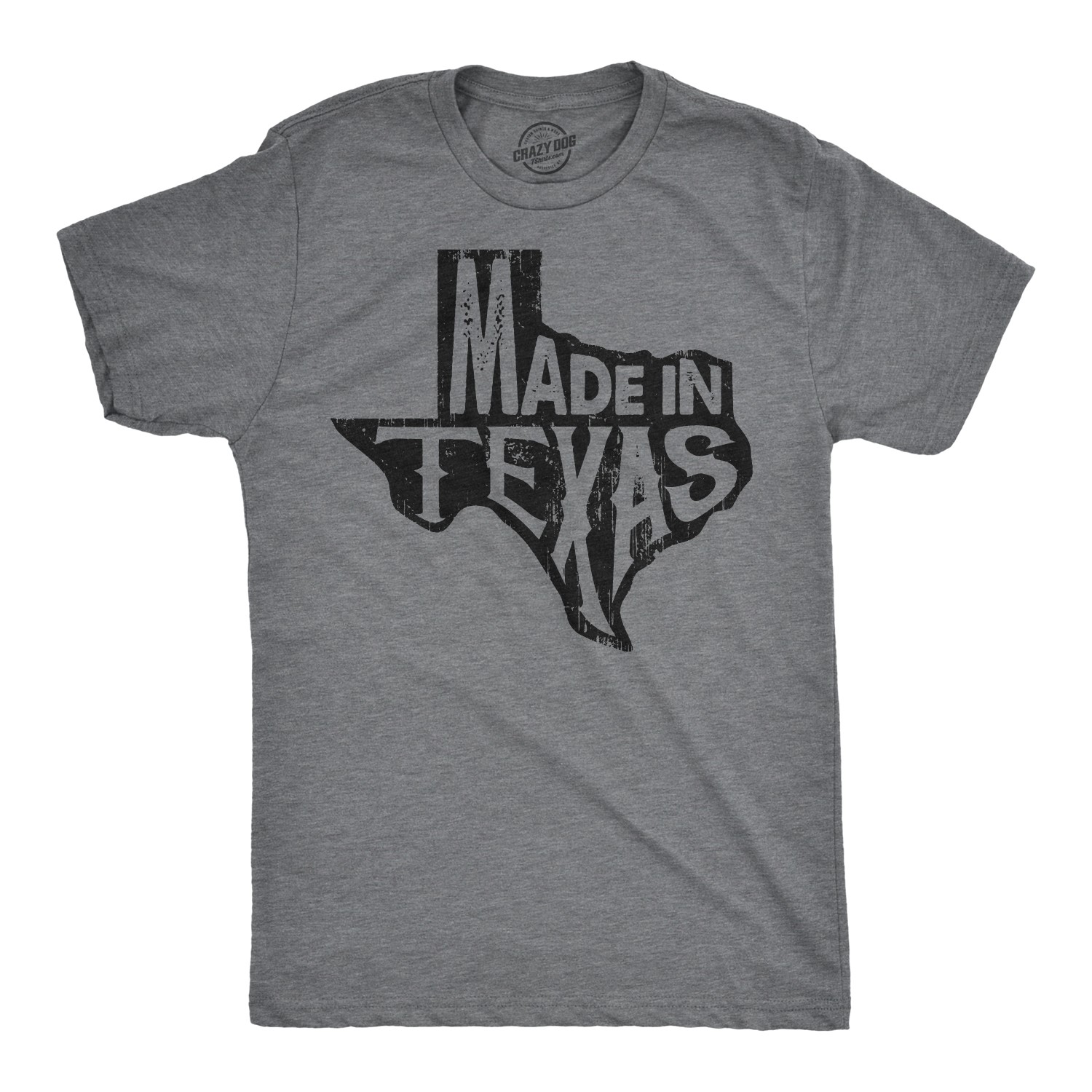 Mens Made In Texas T Shirt Funny Hometown Pride Lonestar State Tee