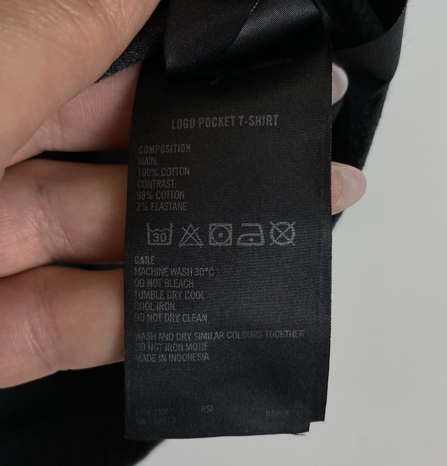 Rapha Logo Pocket T-Shirt Men’s Size M Charcoal Marl Black Grey Short Sleeve Top