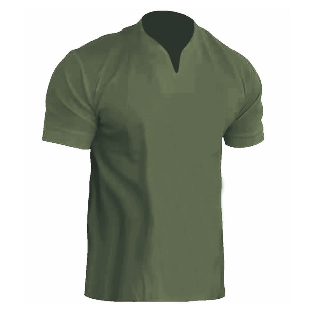 Flat Measurement Guide Mens Plus Size Tshirt Moderate Elasticity Fabric