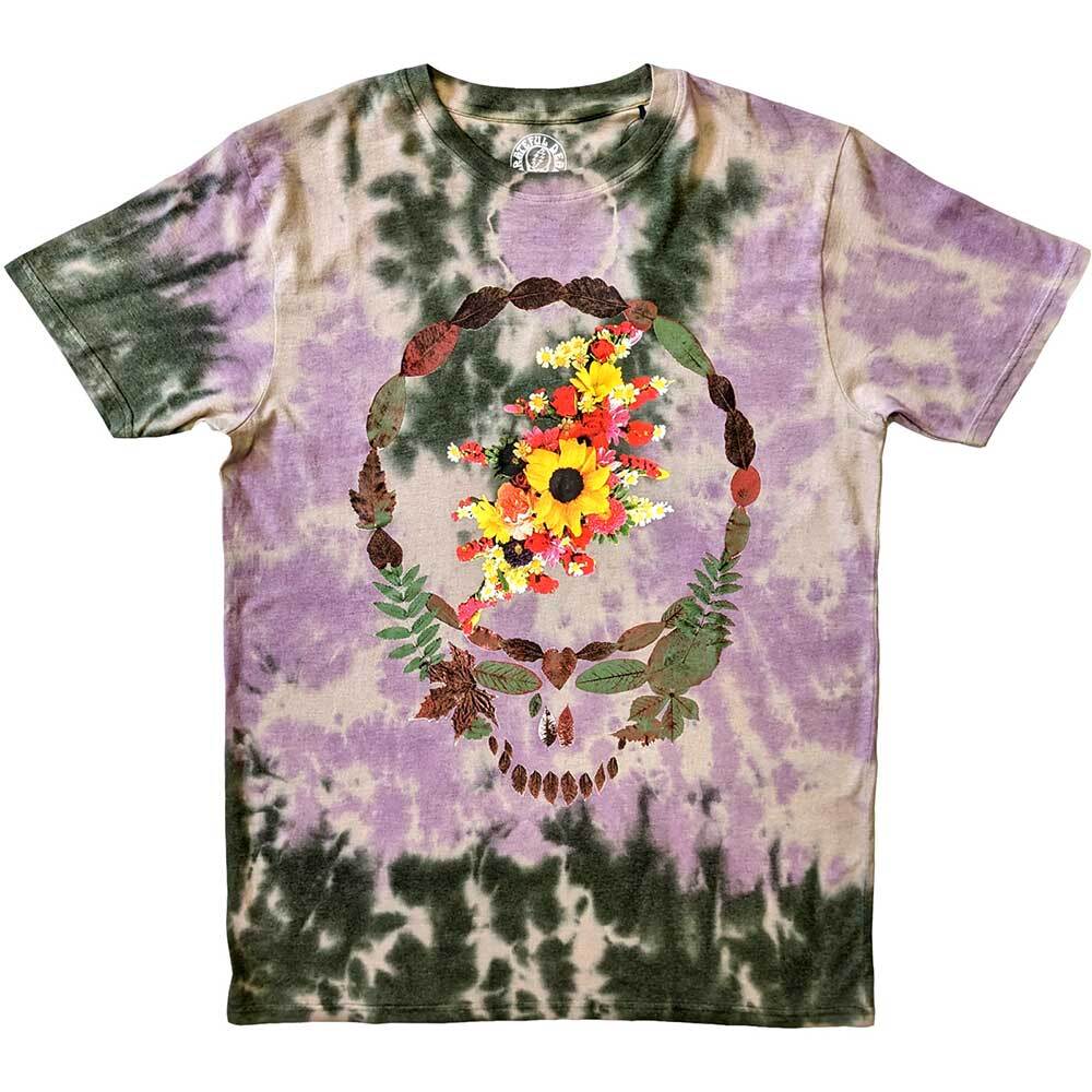 Grateful Dead Dead Leaves & Bouquet T-Shirt Neutral New