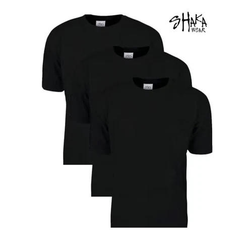 3-Pack Shaka Wear 7.5 oz Max Heavyweight Short Sleeve T-Shirt NEW