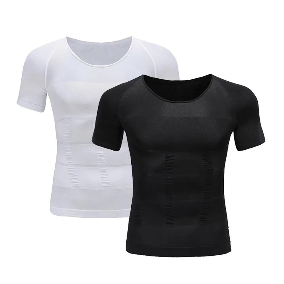 Gynecomastia Men’s Slimming Shaper Shirt Abs Abdomen Slim Compression Shapewear