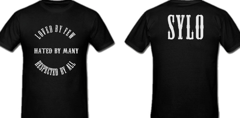 2 Sided Support your local Outlaws Biker Motorcycle MC t shirt outlaw
