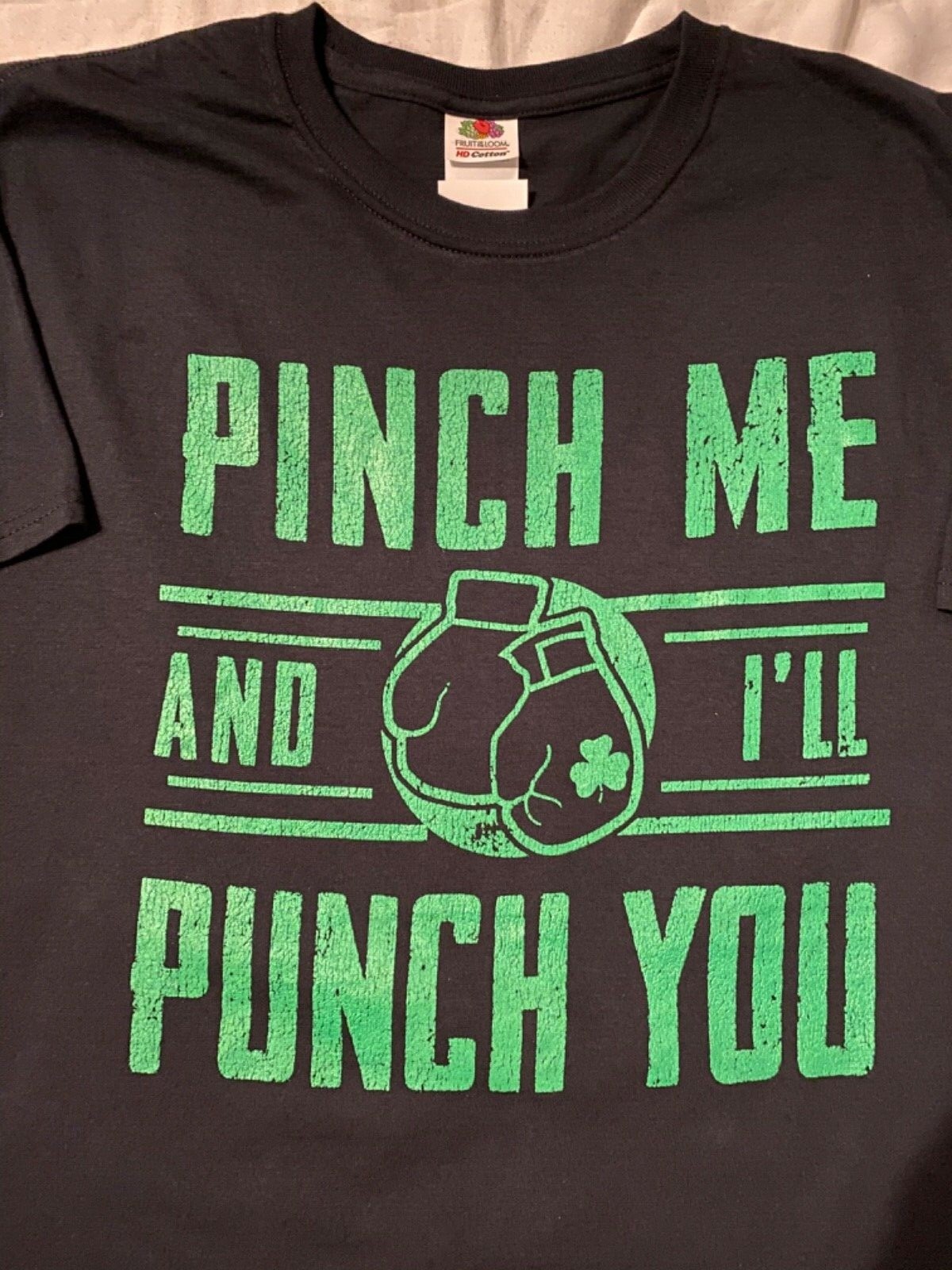 BOXING ST. PATRICK’S Day LUCKY Shamrock Irish IRELAND MEN’S New T-Shirt L@@K!