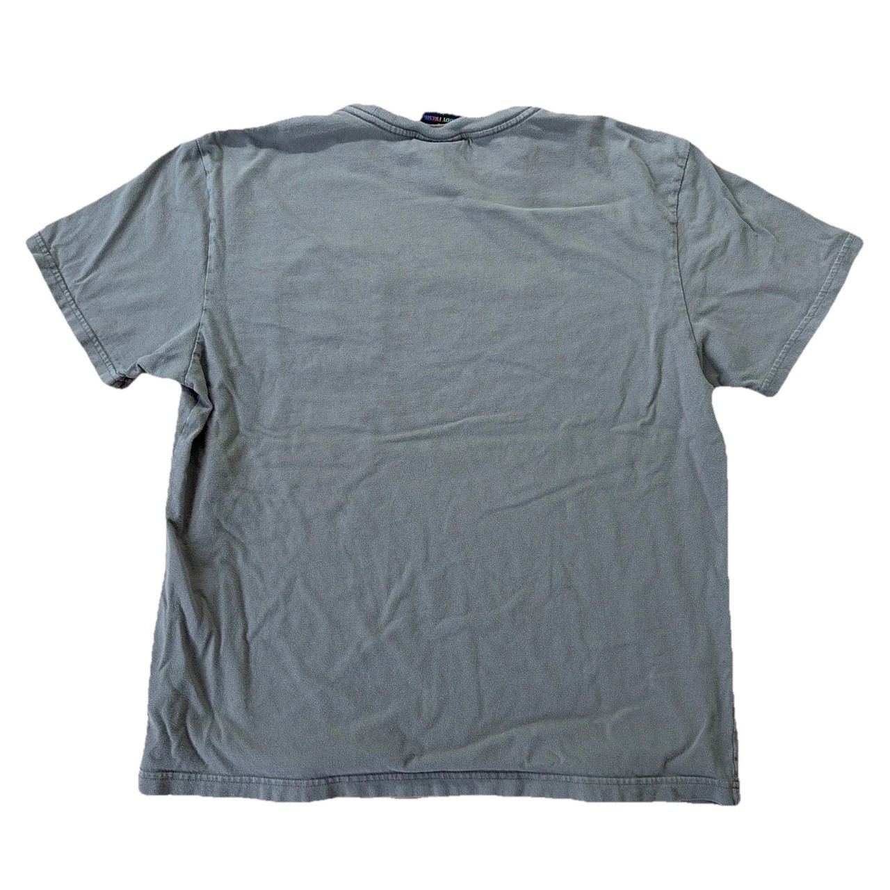 Teddy Fresh Classic Pocket Tee Embroidered Bear Green Mens Large Cotton