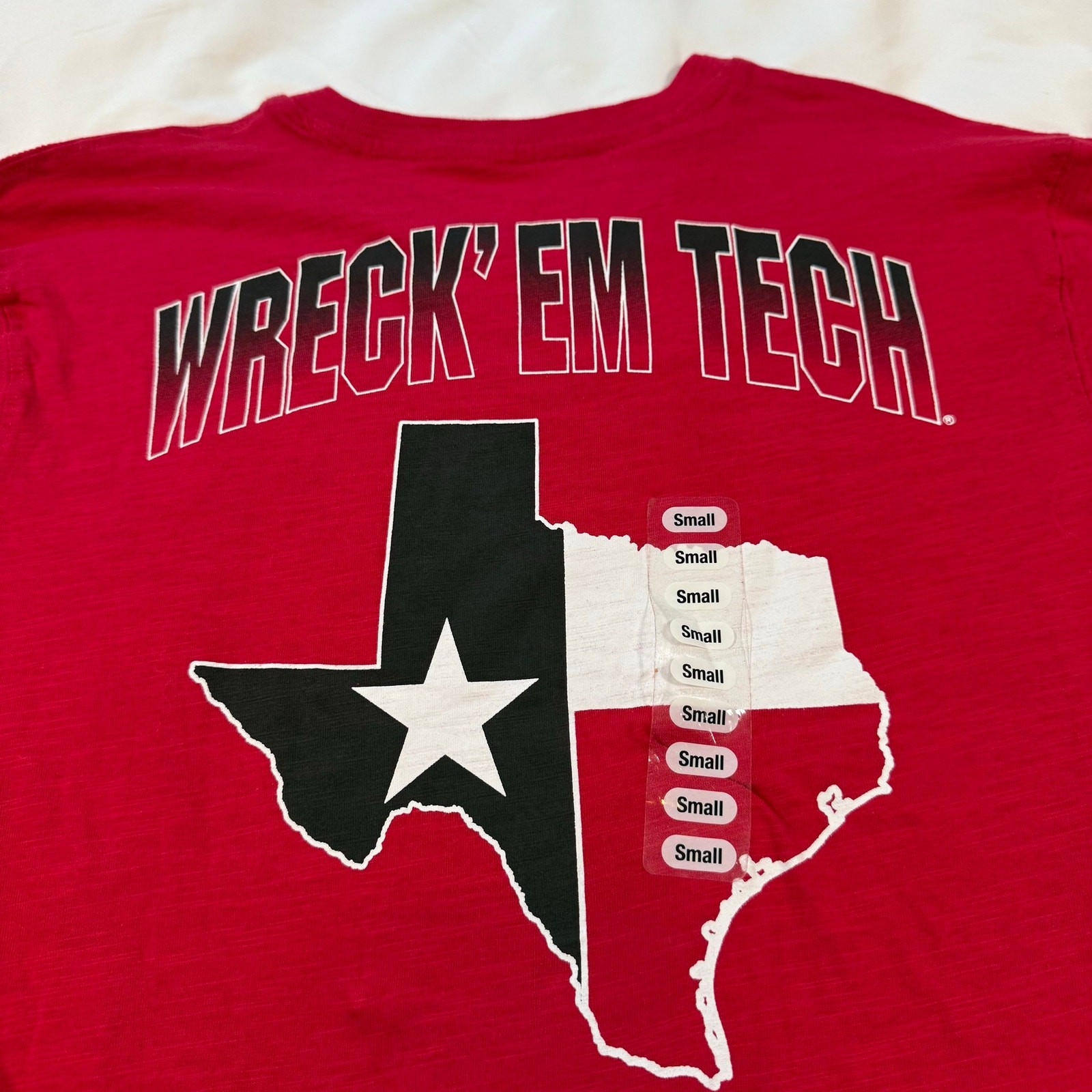 NWT Texas Tech t-shirt size small