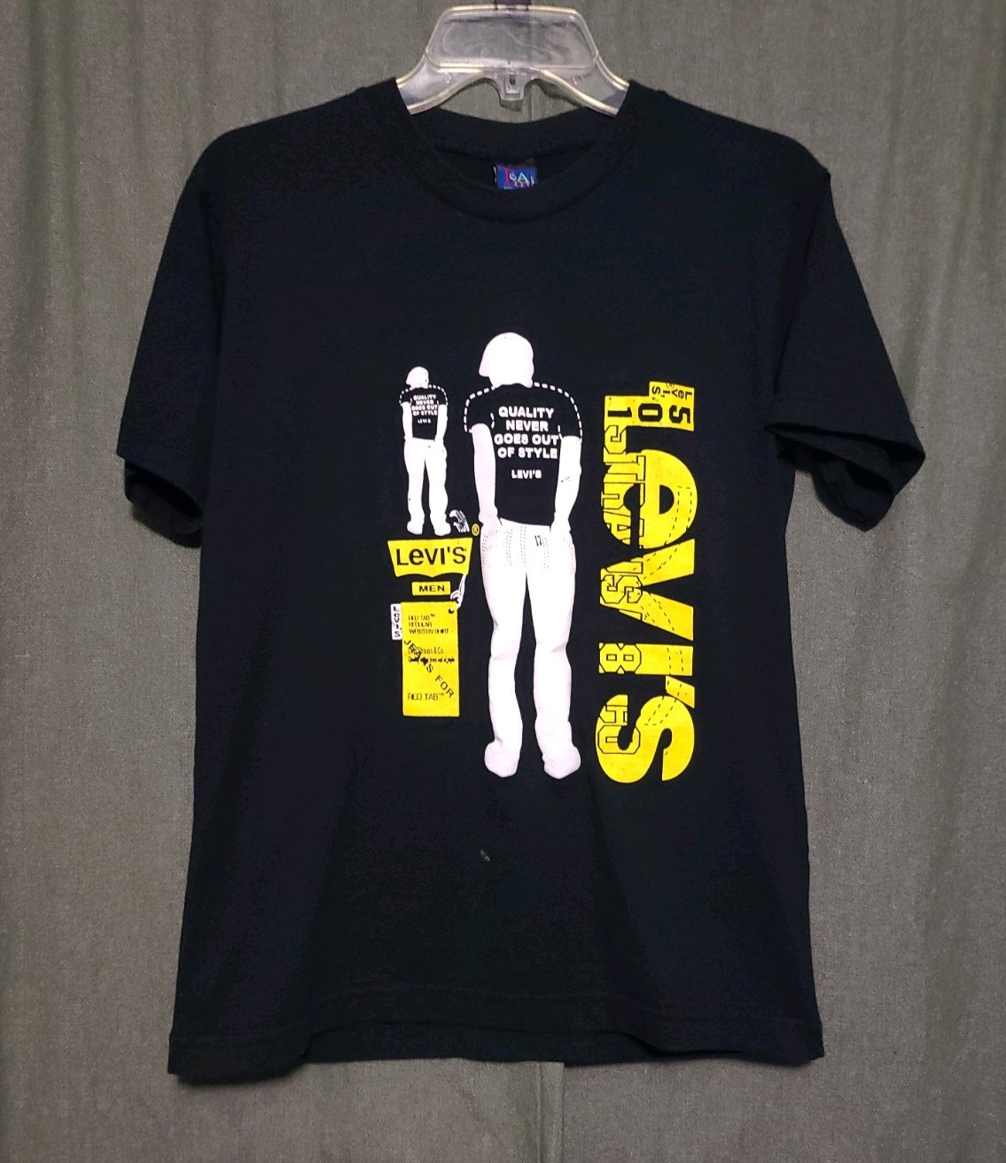 Vintage Levis 501 T Shirt Black