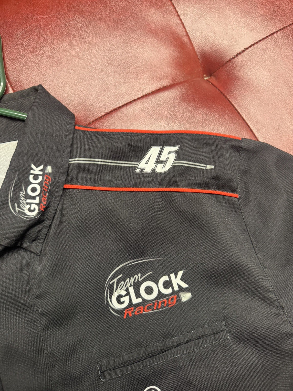 Mens XL Team Glock Perfection .45 Snap Shooting Jersey Shirt