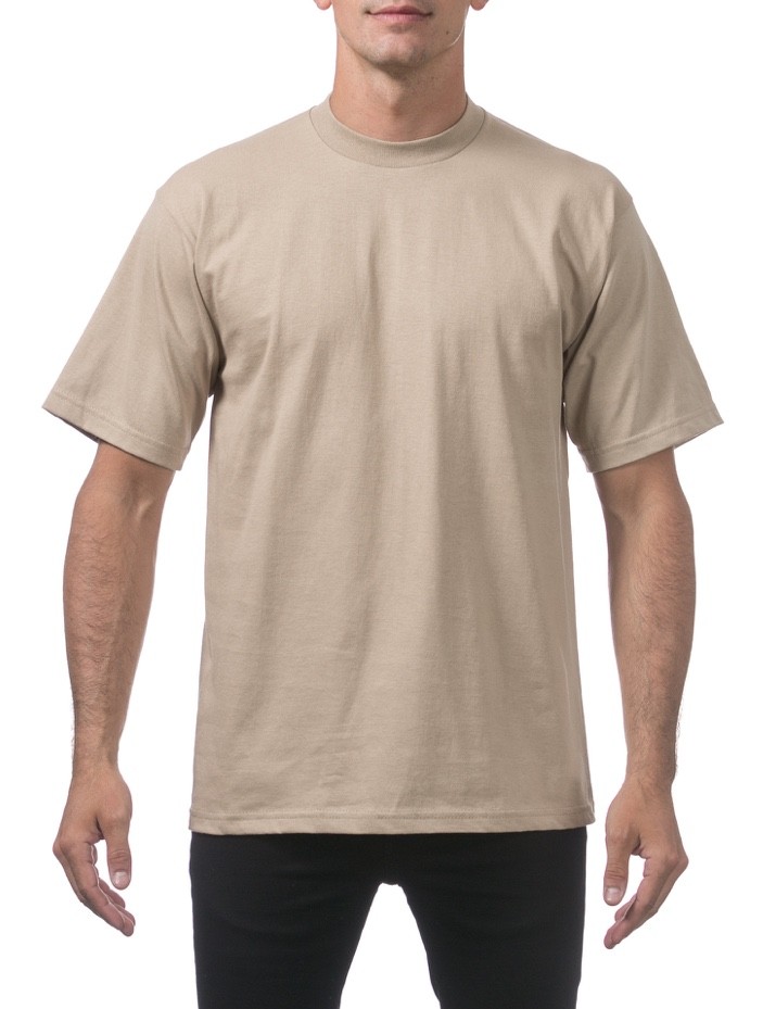 PROCLUB MENS HEAVYWEIGHT SHORT SLEEVE T SHIRTS PRO CLUB CASUAL COTTON TEE SHIRT