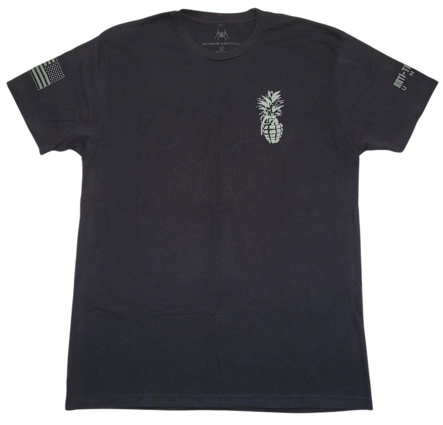 Spike’s Tactical Aloha Snackbar Pineapple Grenade Mens T Shirt Large Utility