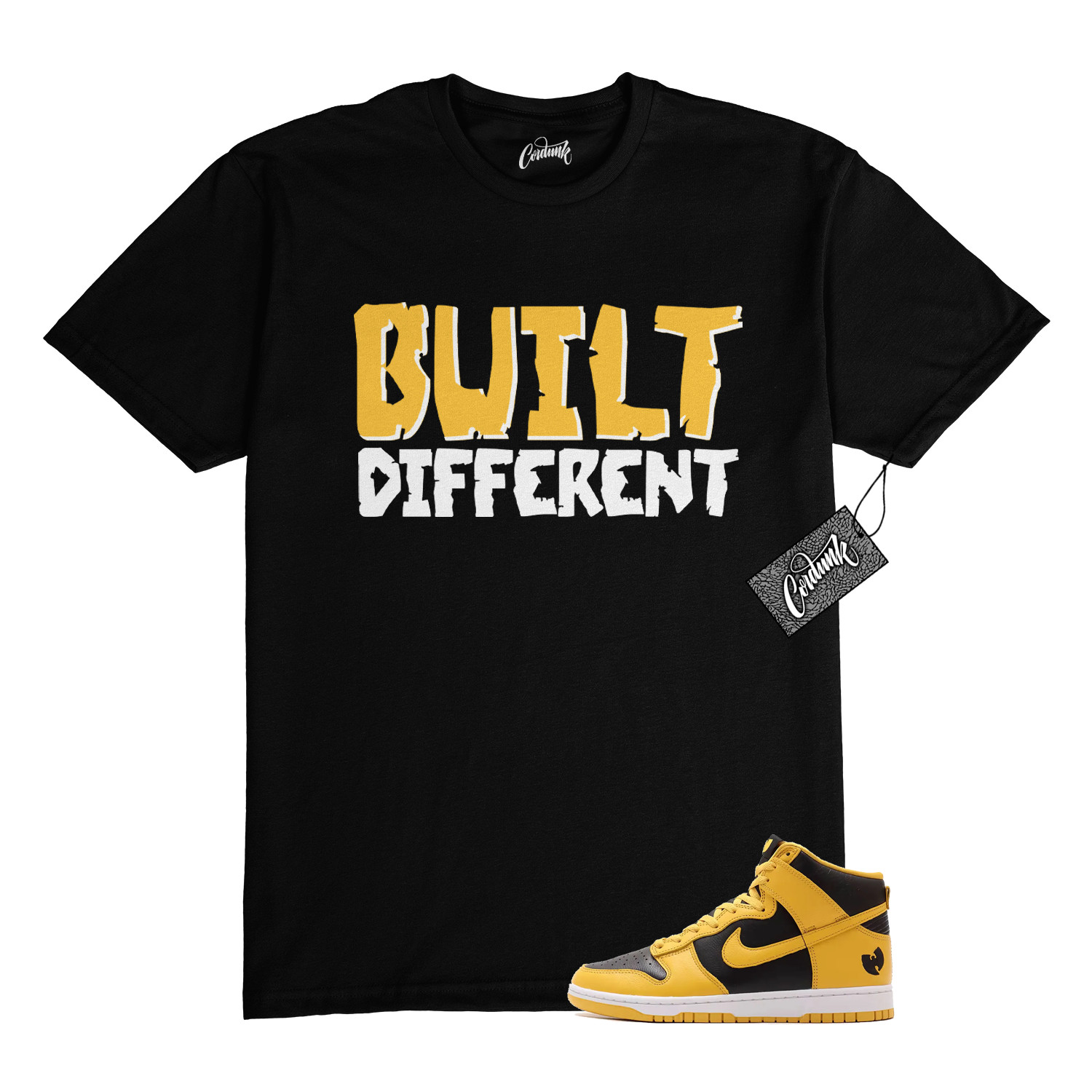Dunk Tang Pollen Yellow Gold Black White High 2024 T Shirt to Match BUILT