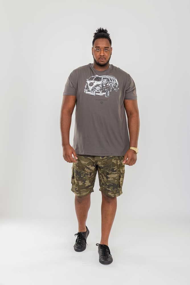 D555 Comfortable Men’s Quality Fashion Short Sleeve T-shirt with Round Neck