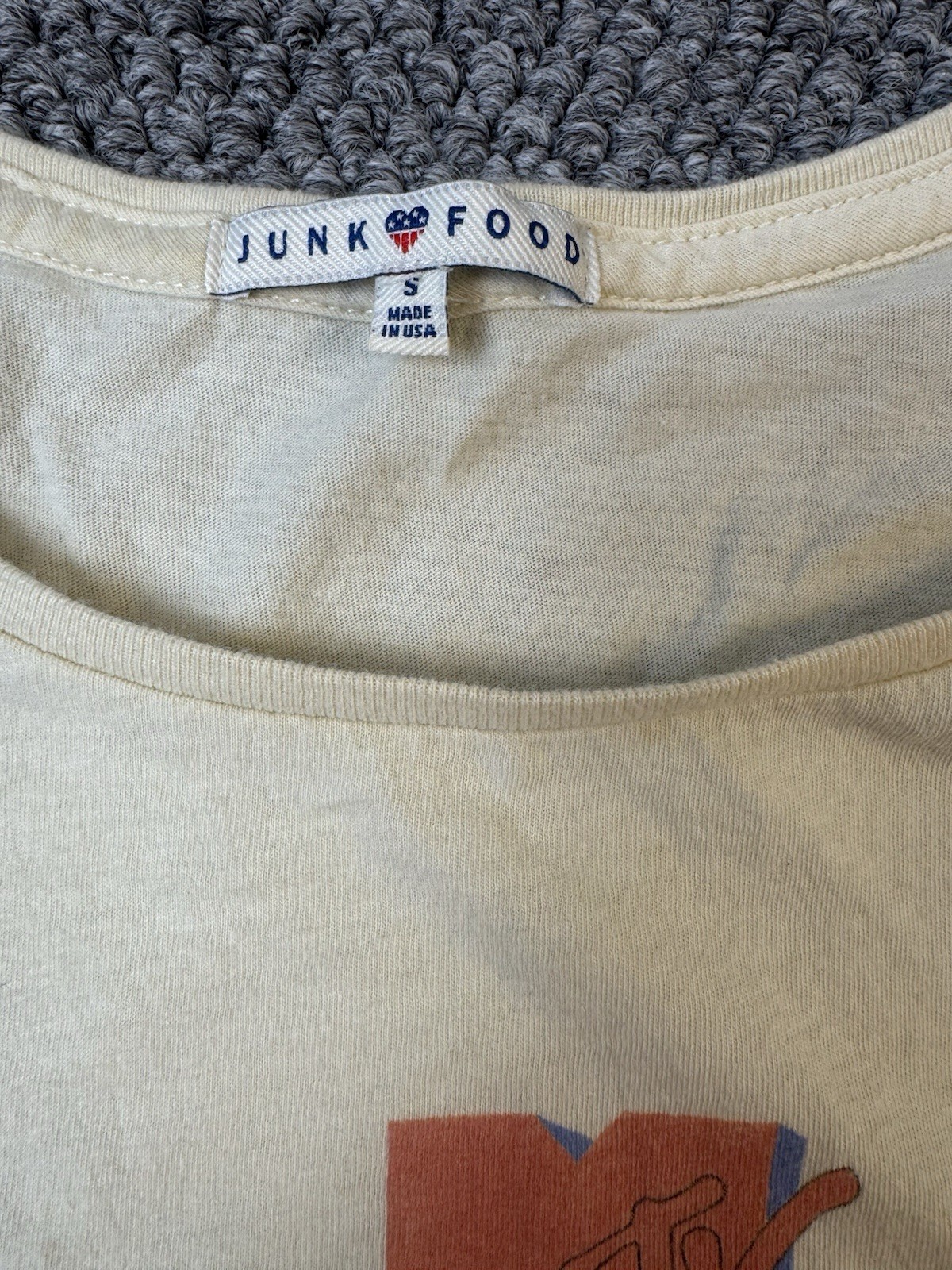 Junk Food MTV Choose Or Lose ‘92 T Shirt Small TV Political Awareness Campaign