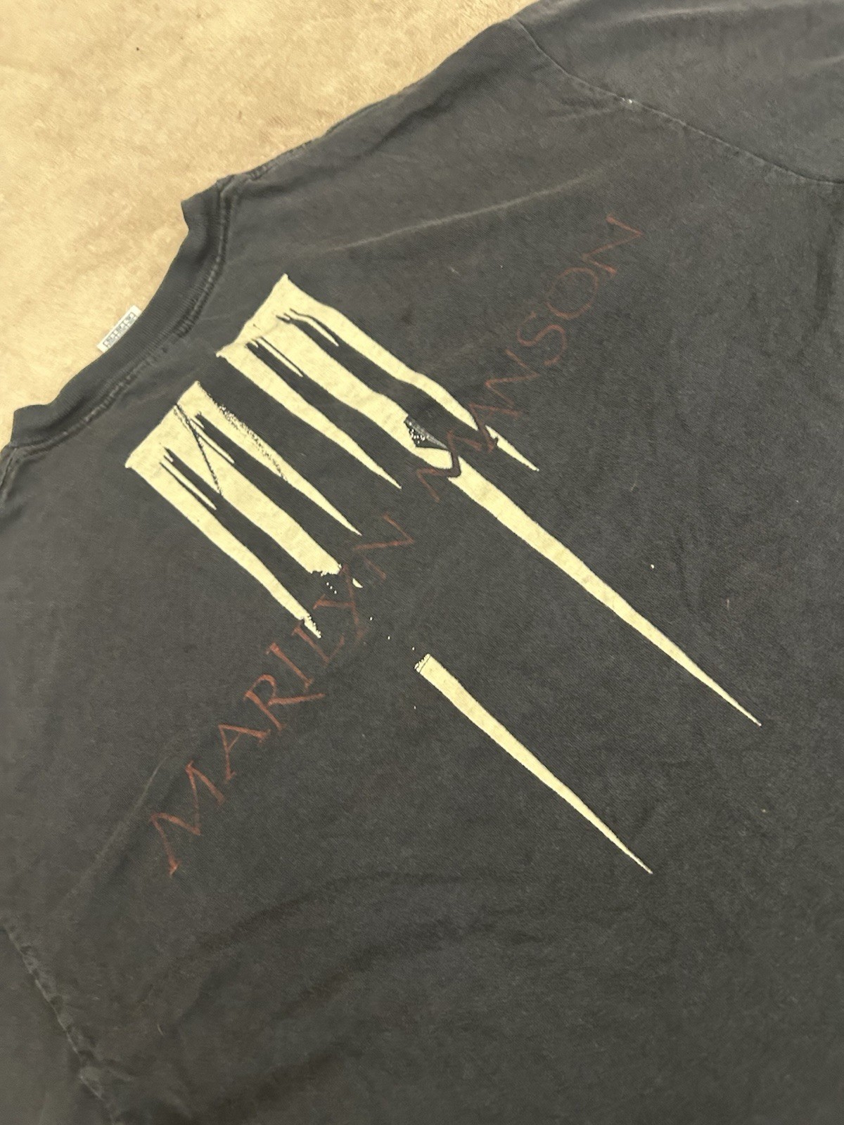 Vintage Marilyn Manson Eat Me Drink Me Double Sided Delta Pro Weight T-Shirt XL