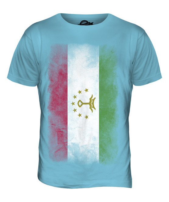 TADSCHIKISTAN VERBLICHEN FLAGGE HERREN T-SHIRT TEE SHIRT XS S M L XL 2XL 3XL 4XL
