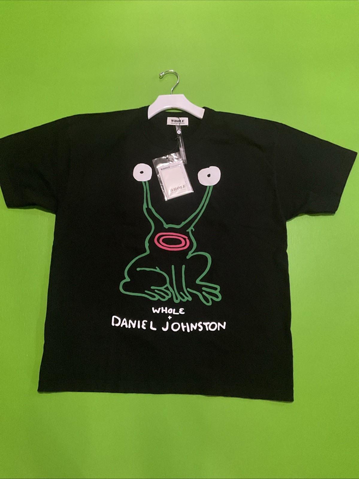 Whole X Daniel Johnston Hay Men’s T shirt Black Size L Nwt