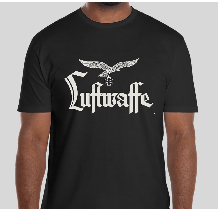 LUFTWAFFE EAGLE WW2 WWII German Eagle T shirt Tee Military biker