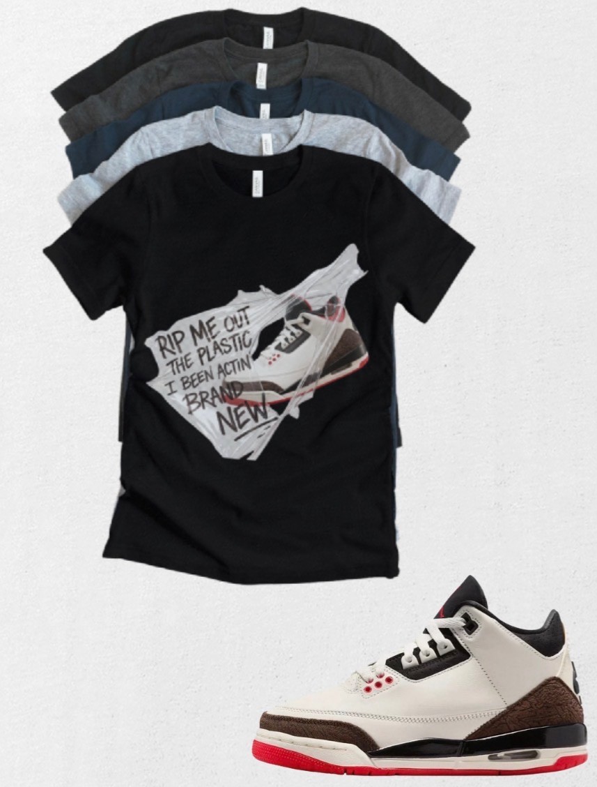 Shirt to match Jordan 3 OG Retro x Jordan Out the Plastic Worlds Best Tee