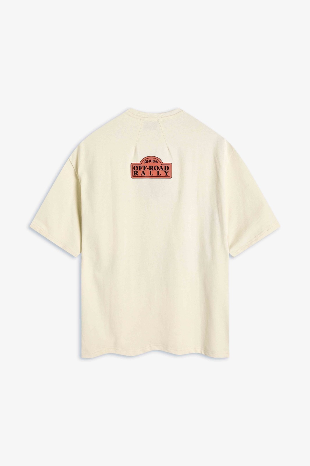 RHUDE Spring/Summer Sailing Club slogan logo short sleeved T-shirt white