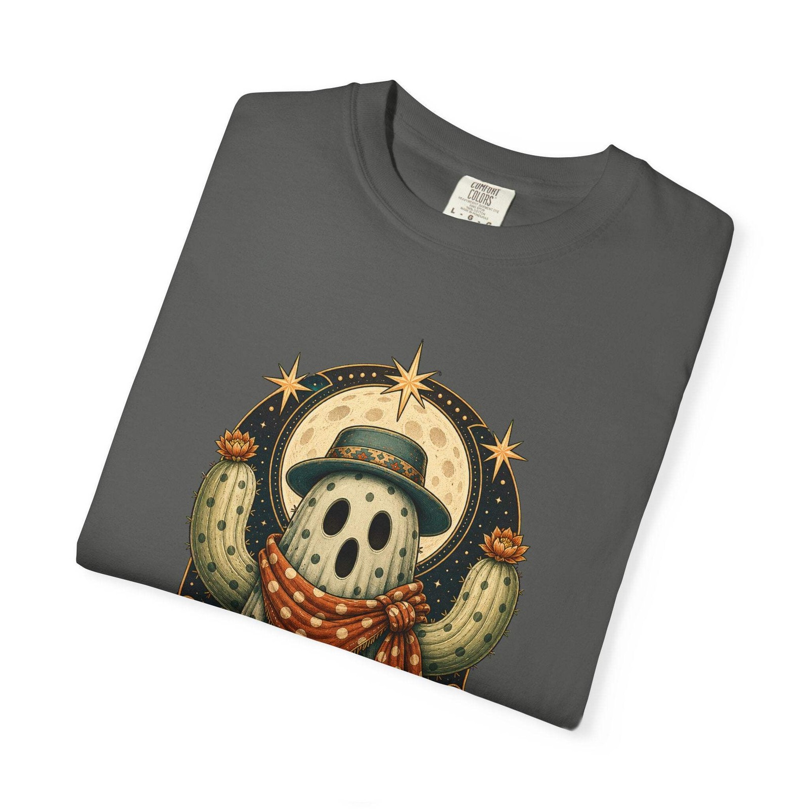 Polka Dot Ghost Cactus Graphic Tee