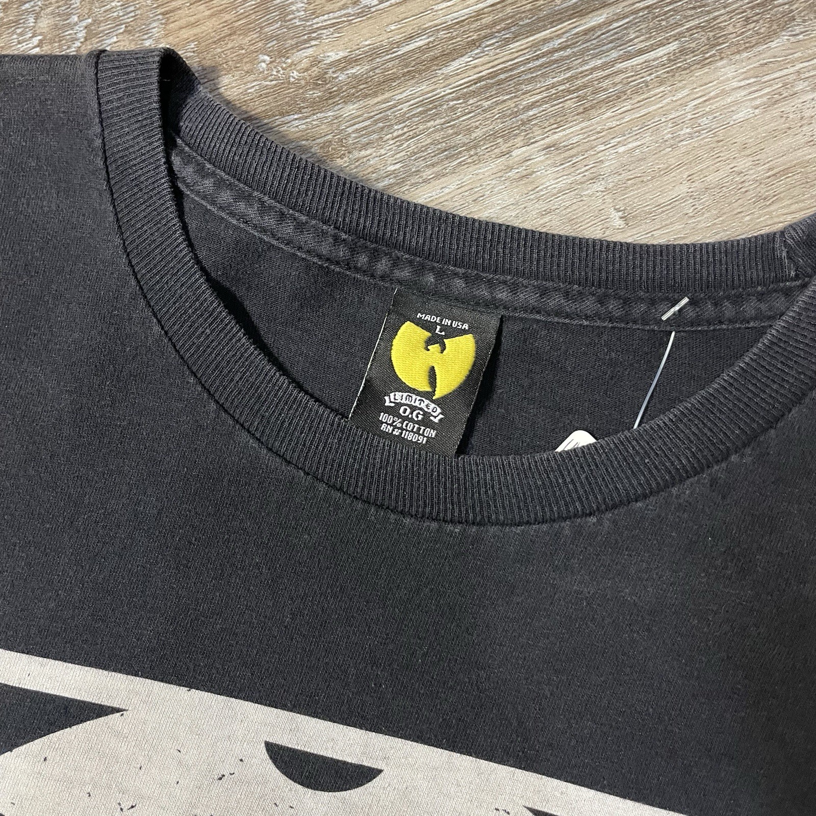 Vintage WuTang Clan Ghostface Killah Rap Tee Shirt Mens Large WuWear Y2K Hip Hop