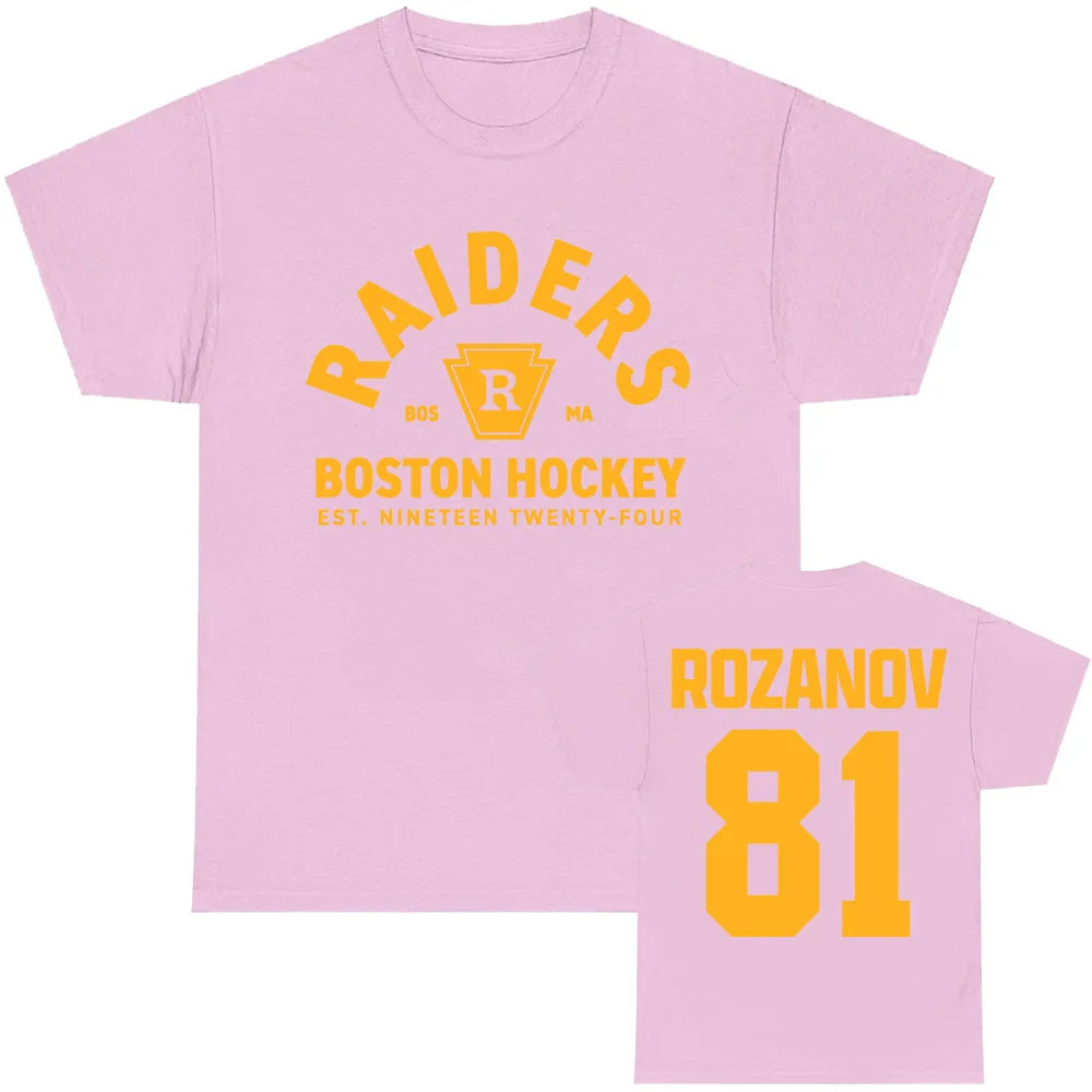 Heated Rivalry Rozanov 81 T-Shirt Boston Raiders TV Series Cotton Unisex UK
