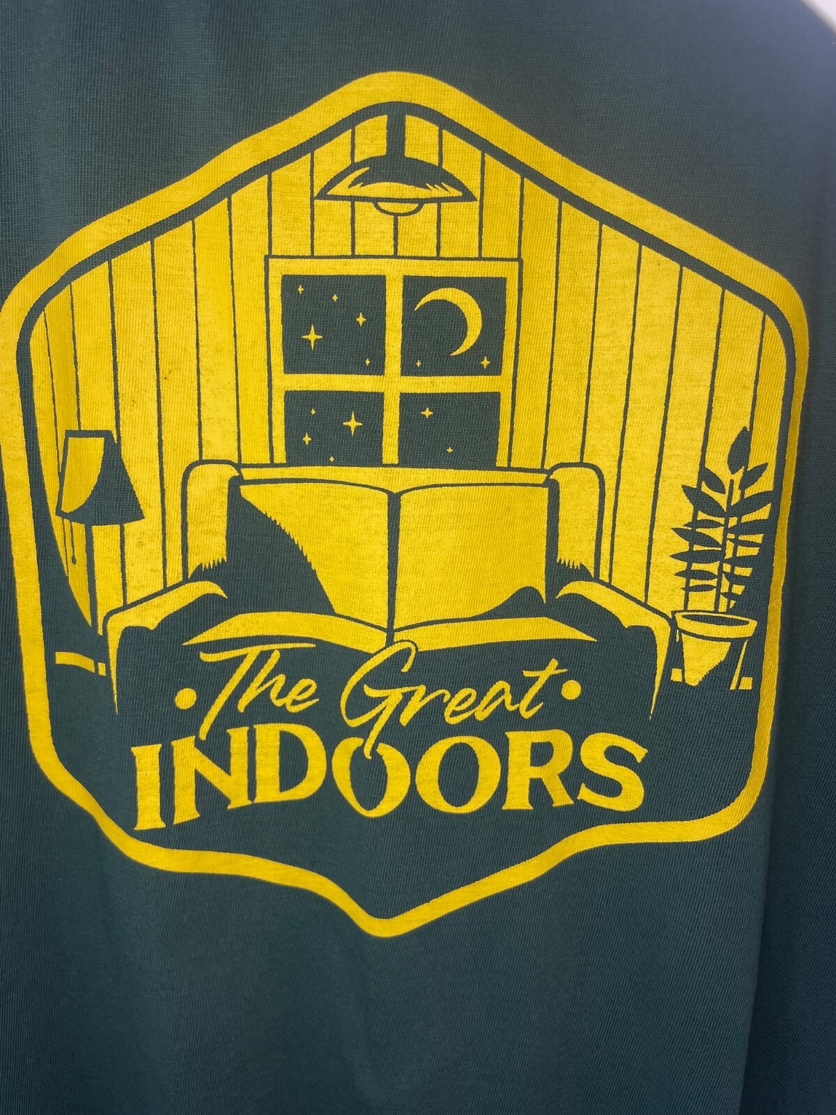 Sadire The Great Indoors Crew Neck Short Sleeve T Shirt Green Mens Size XL