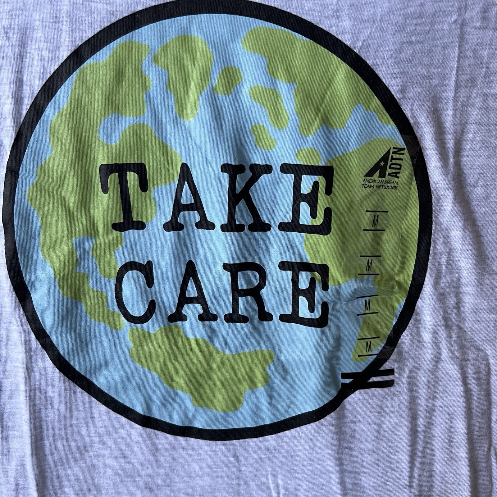 American Dream Network Take Care Size Medium Earth day