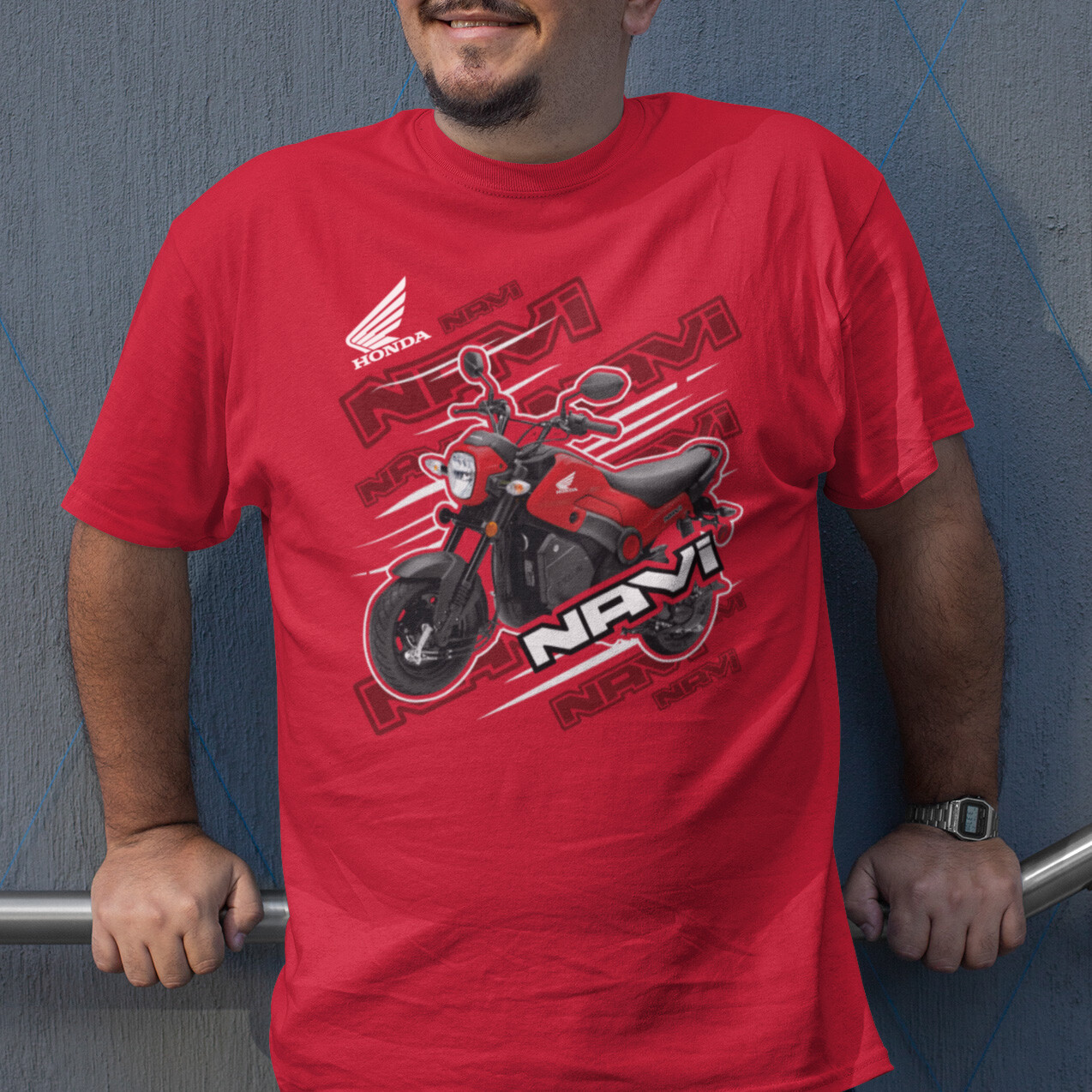 Navi Motorcycle Short-Sleeve Unisex T-Shirt – FOUR COLORS AVAILABLE