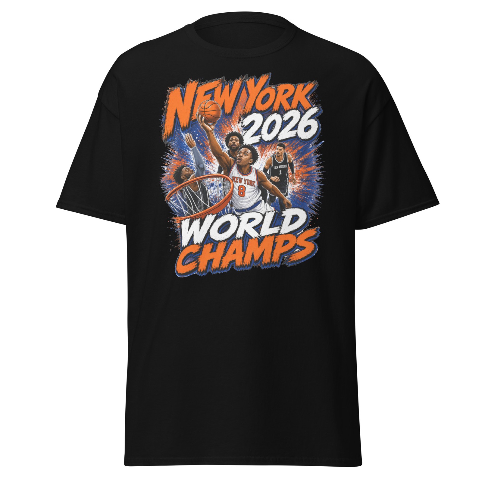 OG Anunoby Shirt New York Basketball World Champs Tee Tip In 2026