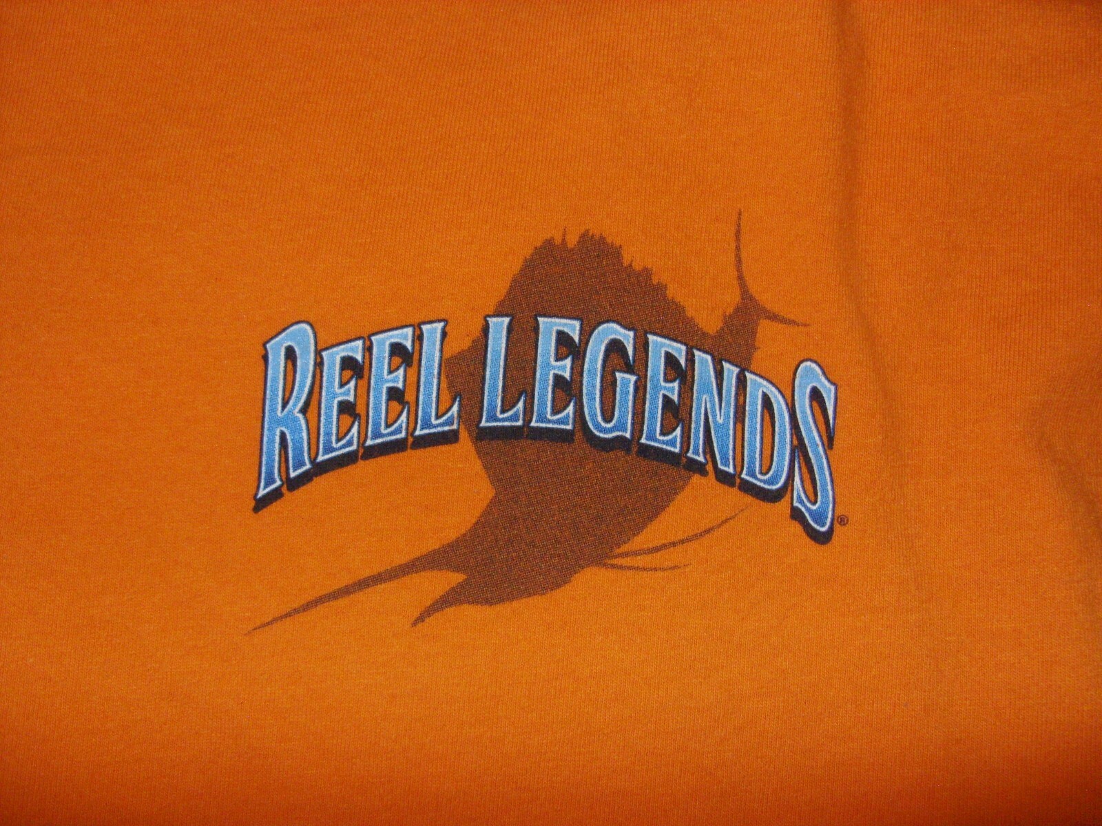 REEL LEGENDS T-shirt. Mens M. ‘Offshore Slam’. Fishing boating EXCELLENT Bright!