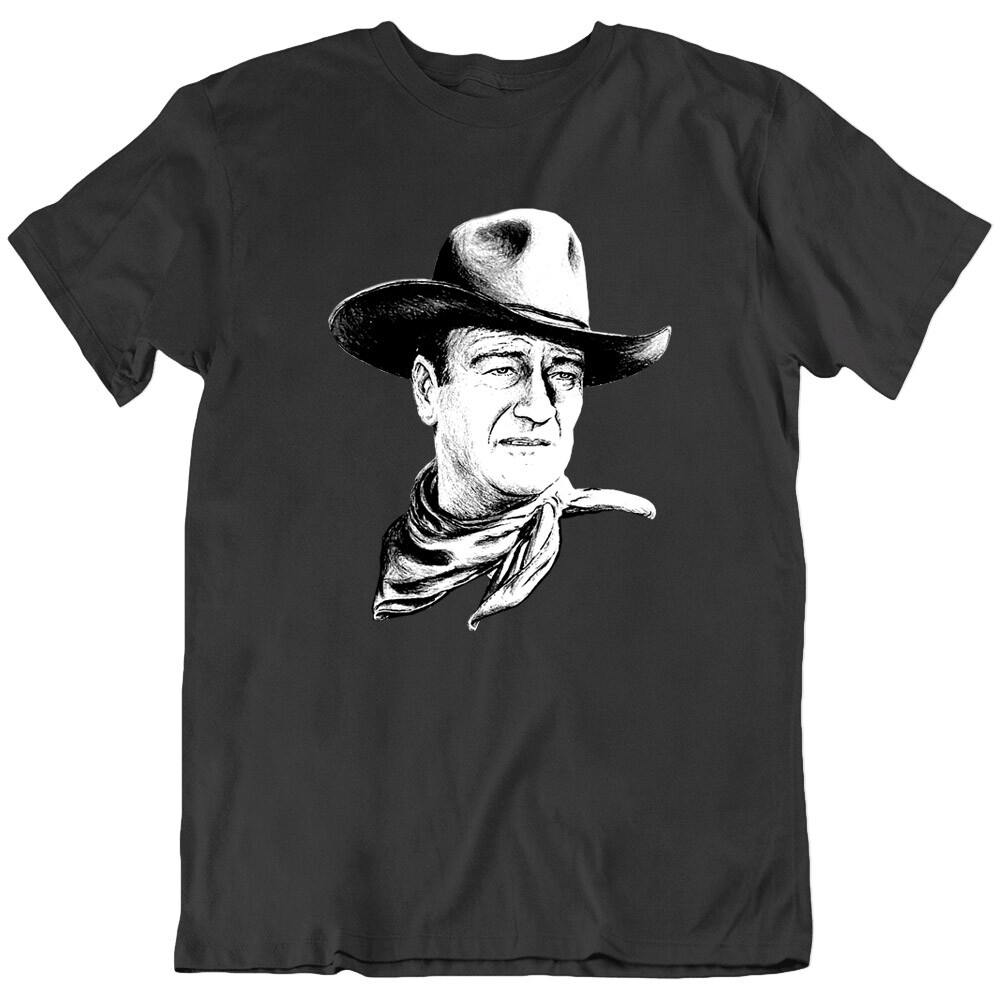 John Wayne Cowboy Legend Hero Western Country Movie T Shirt Tee Gift New