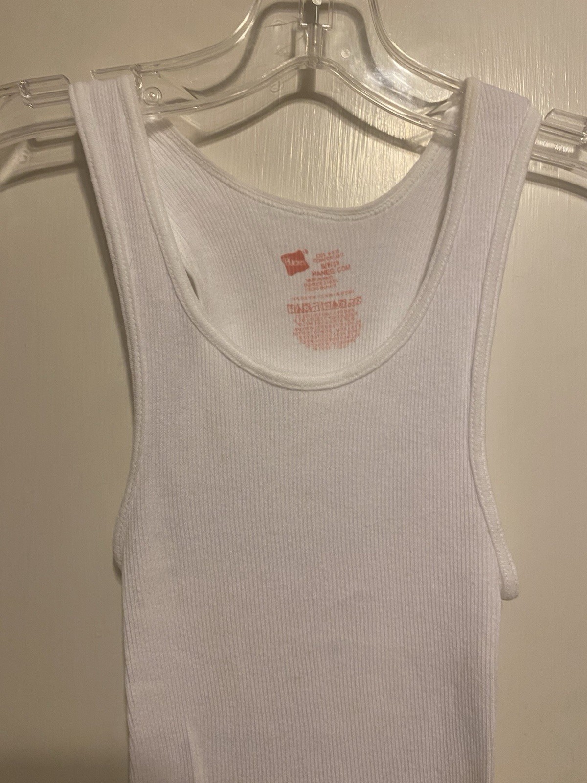 Hanes Men’s Ribbed Cotton Soft breathable Tank Top No Tag Size Small NWOT Lot of