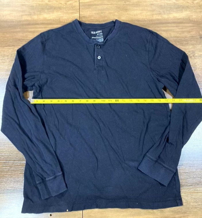 Old Navy Black Long Sleeve Tee Men Size L