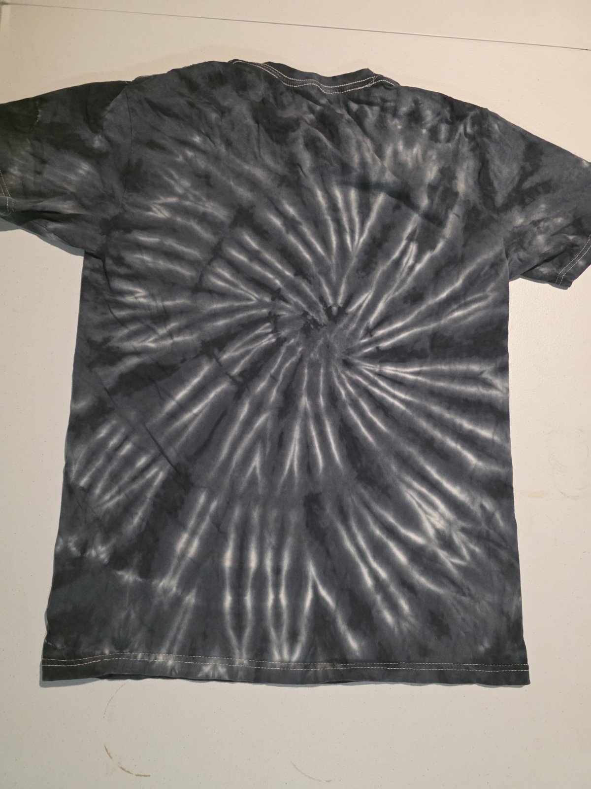 Goosebumps Ghost Beach T Shirt Mens Medium Black Tie Dye Horror RL Stine No Tag