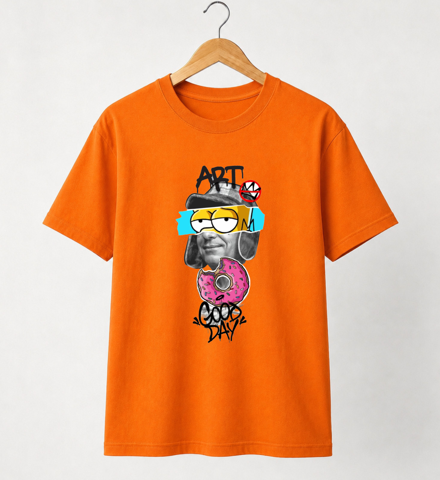 Cartoon Art Good Day Streetwear T-Shirt Men Women Unisex
