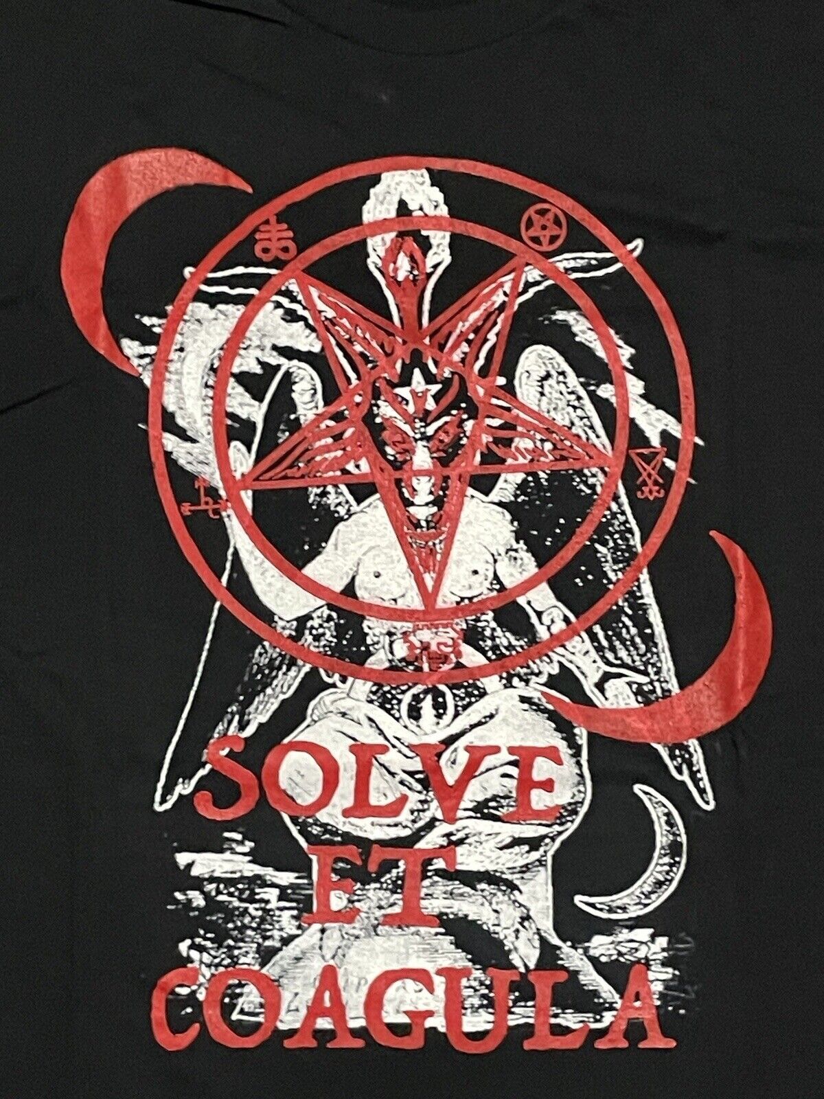 Baphomet Sigil Solve Et Coagula T Shirt S to 2XL Sizes Witches baptism devil
