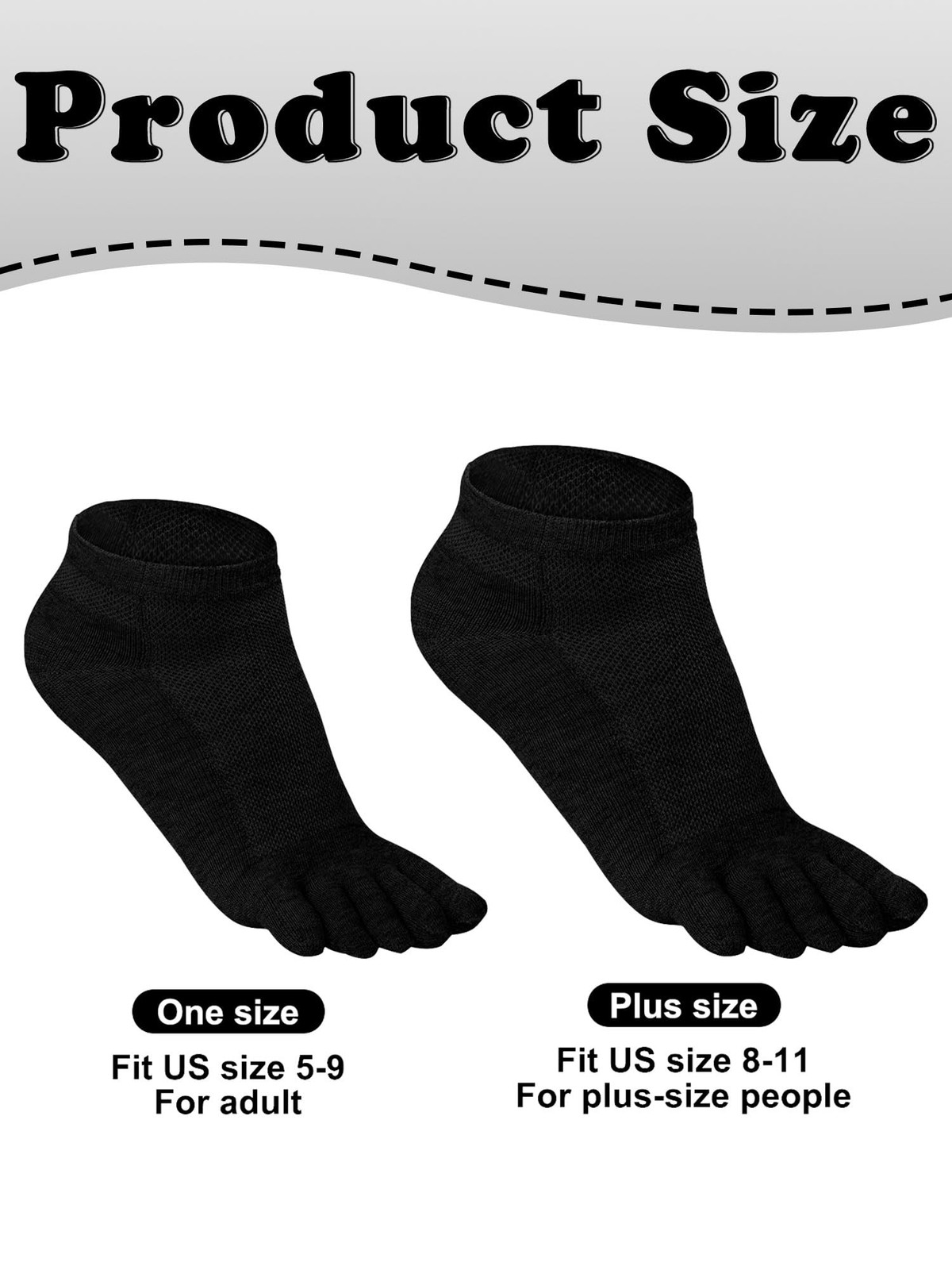6 Pairs Women Toe Socks Cotton Ankle Low Cut Five Toe Sock for Women Men Athl…