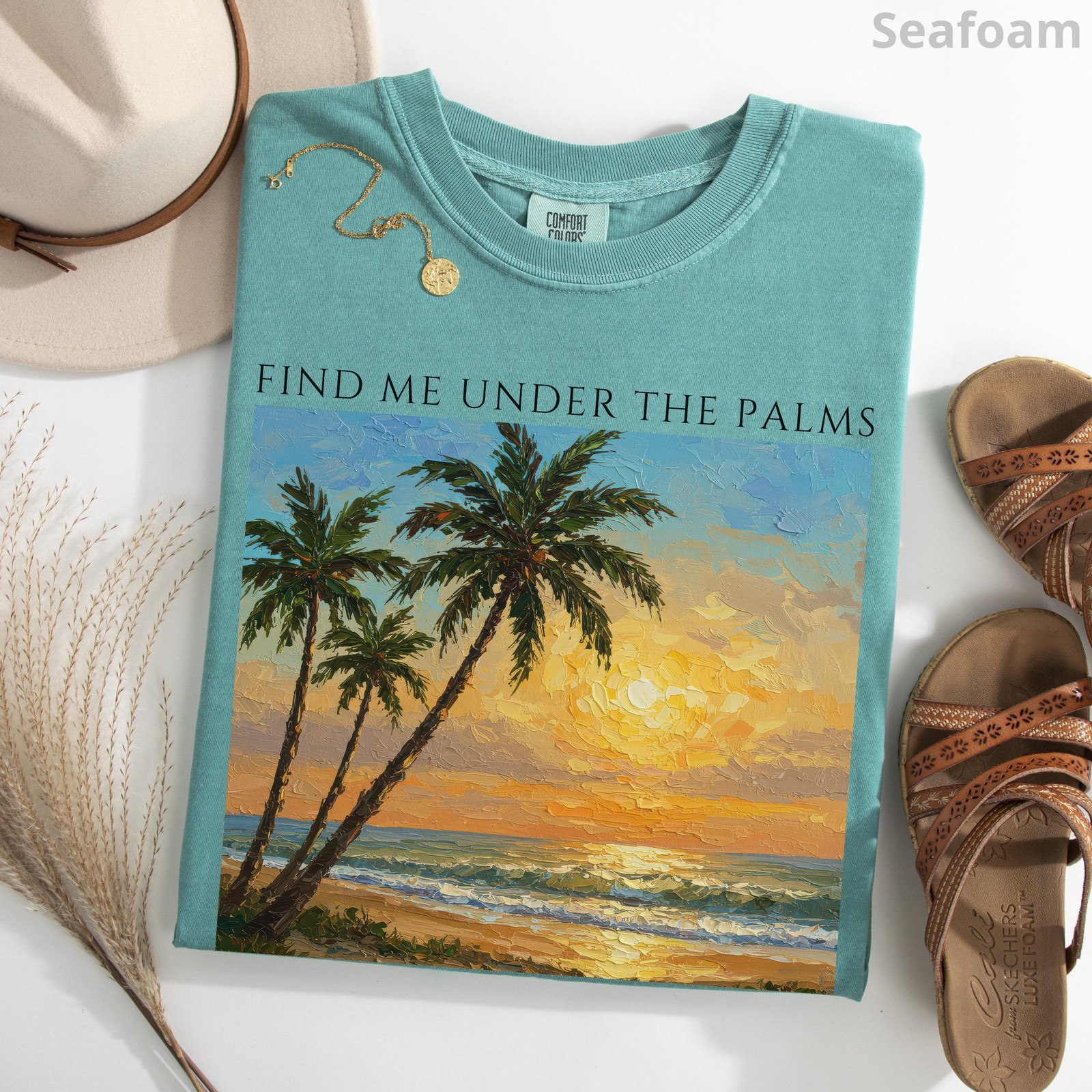 Beach Summer Tropical T-Shirt Comfort Colors Vacation Shirt Island Sunset