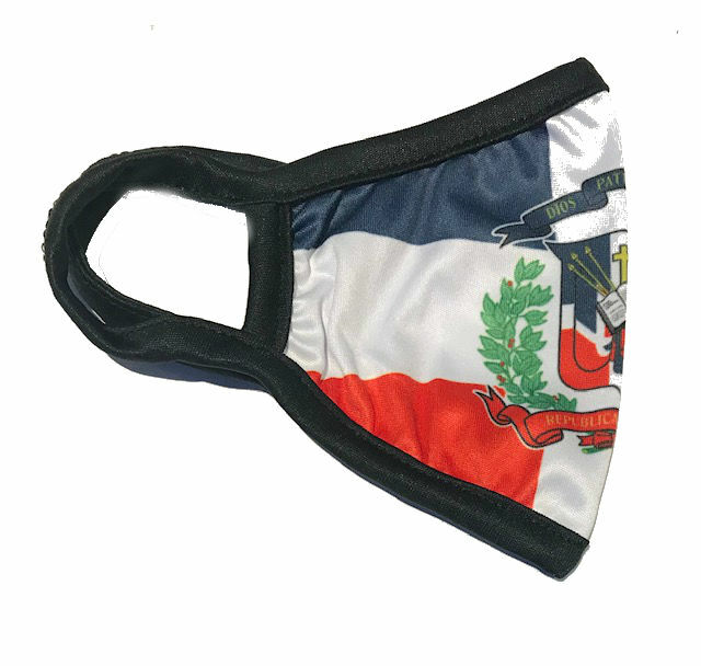 DOMINICAN REPUBLIC COAT OF ARMS FLAG MEN T-SHIRTS & FREE MASK CP BRAND