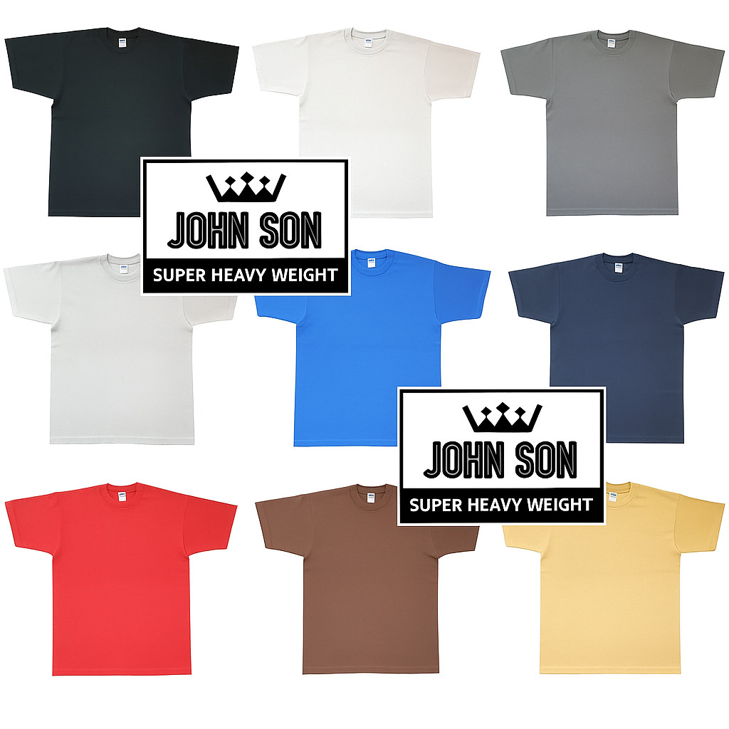 Men’s Tall T-shirts Short Sleeve Plain Blank Cotton Heavy Weight Big Size Crew