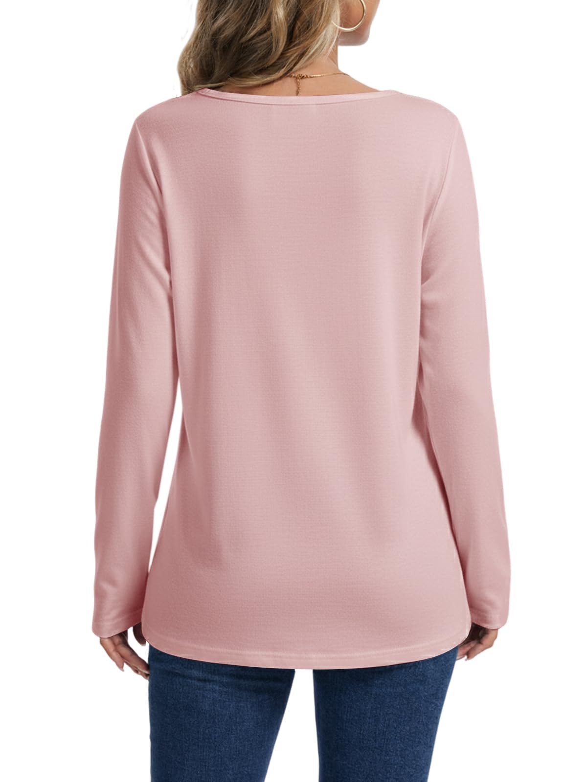 TShirts for Women Basic Long Sleeve Shirt Crew Neck Ladies Long Sleeve Elegant…